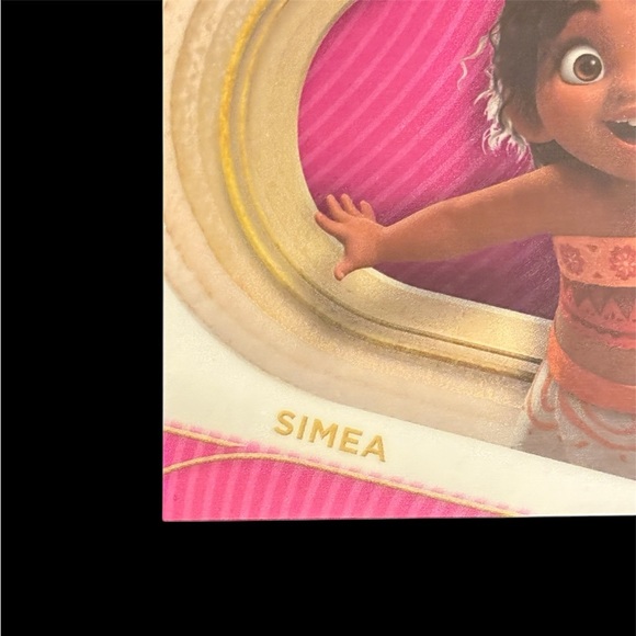 2025 TOPPS CHROME DISNEY MOANA SIMEA - PINK REFRACTOR PARALLEL CARD #11 234/250 - Picture 9 of 14